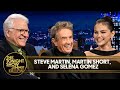 Steve Martin Martin Short And Selena Gomez Talk Selena S Wedding And Only Murders In The Building