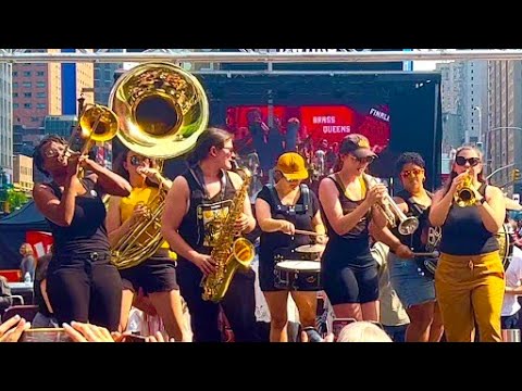 Brass Queens Win the Riders’ Choice Award 2023 - Gov Hochul’s Announcement in Times Square NYC