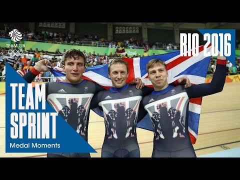 Team GB Cycling Men's Team Sprint Gold | Rio 2016 Medal Moments