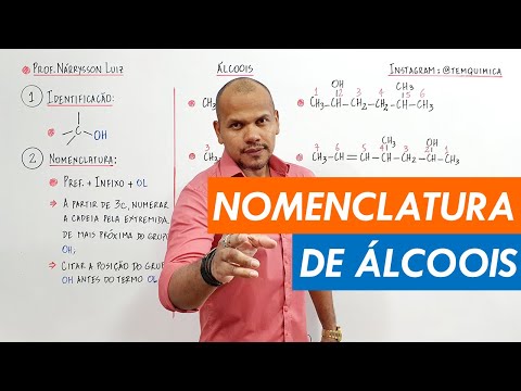 NOMENCLATURA DE ÁLCOOIS | Episódio 1 de 11 - Funções Orgânicas - Nárrysson Luiz #temquimica