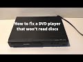 How To Fix A DVD Player That Won T Read Discs