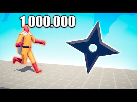 1.000.000 DAMAGE NINJA vs UNITS - TABS | Totally Accurate Battle Simulator 2024