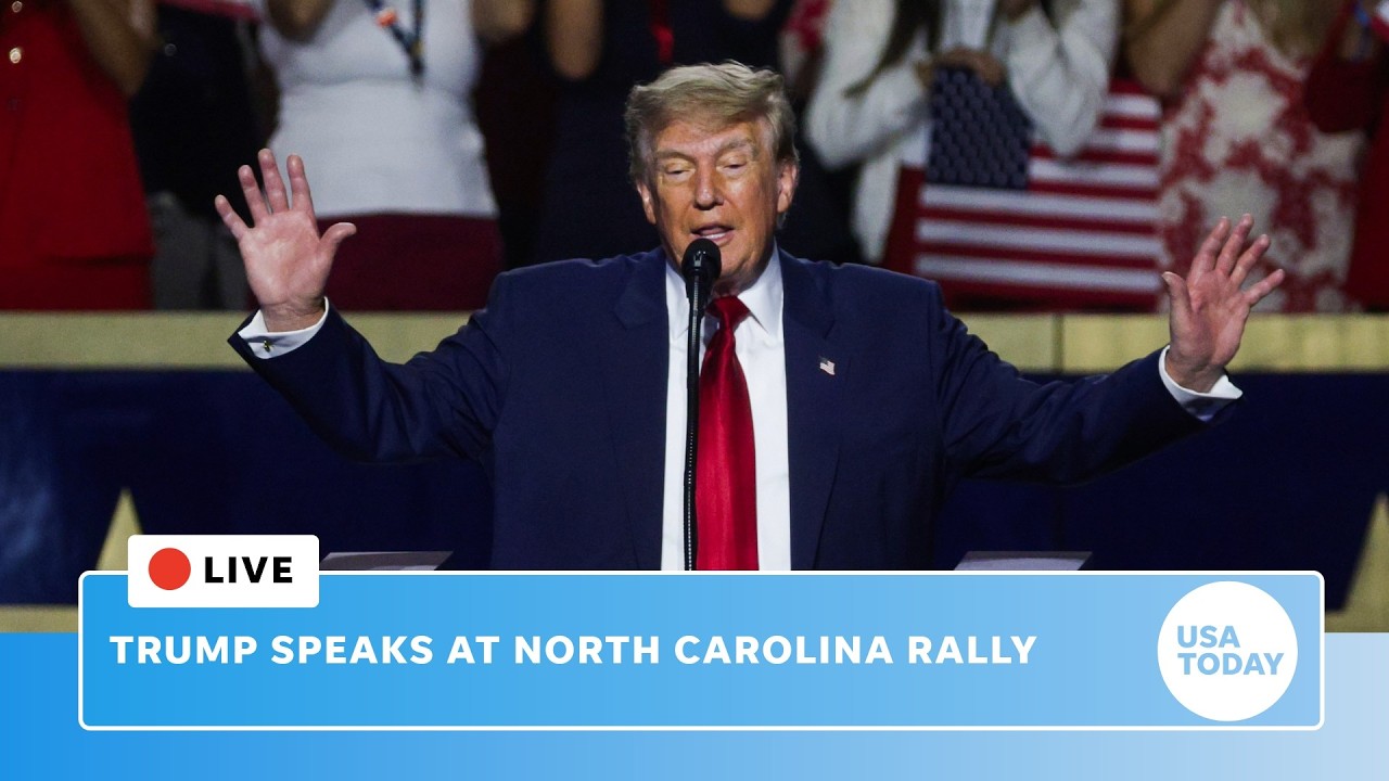 Live: Trump speech at MAGA rally in Gastonia shows support for North Carolina Republicans