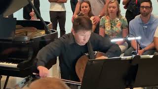 Download lagu Louis-Marie Fardet, cellist at the Houston Symphony, and pianist Olena Blahulyak.  MFAH 2026-06-14 mp3
