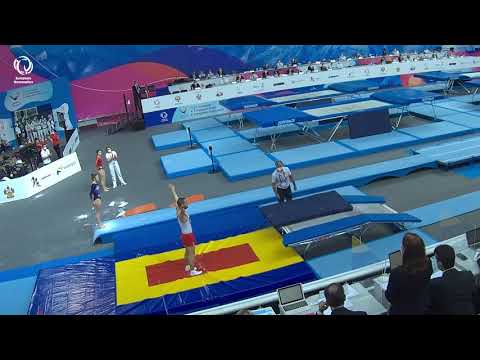 Aleksandr ODINTSOV (RUS) - 2021 European Champion, Double Mini-Trampoline