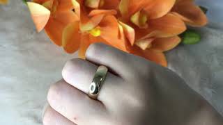 Vídeo de Aliança Abaulada Ouro 18k 7mm Plus