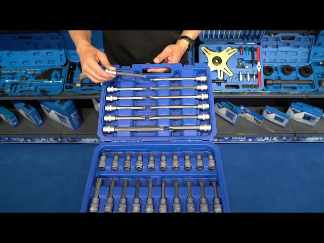 Video Teaser für BRLLIANT TOOLS  BT022532 1/2" Bit-Stecknuss-Satz, 32-tlg, Torx-Profil [Powered by KS Tools]