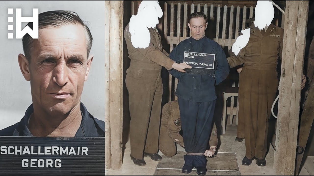 Execution of Nazi officer who killed people with leather straps & then extracted their gold teeth