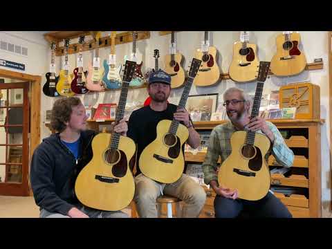 0-18 vs 00-18 vs 000-18 - Martin Style-18 small body shoot-out!