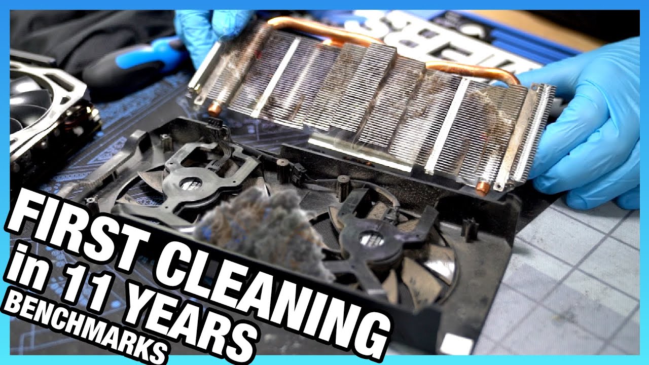 GPU Cleaning Before & After Thermals: Re-Pasting & Dust Removal