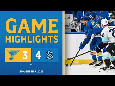 Game Highlights: Kraken 4, Blues 3 (OT)