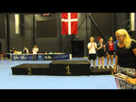 140524 DM 2014, Præmieoverrækkelse mix double DM 2014