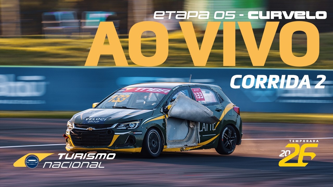 TURISMO NACIONAL 2026 | AO VIVO | 5ª ETAPA - CORRIDA 2 | CURVELO, MG