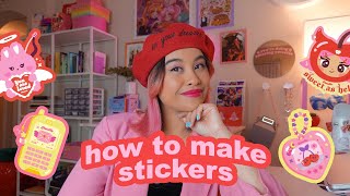how to make & sell stickers ✿ starting a small business *artist tips*