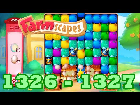 Farmscapes Level 1326 - 1327 HD Gameplay Walkthrough | 3 - match game | android | ios | GameGo Game