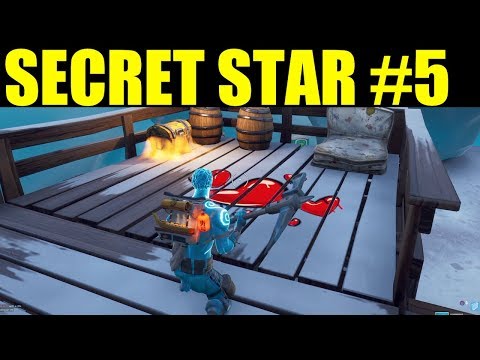 Find the secret Battle star in Loading Screen #5 Fortnite Hidden battlestar location week 5 season 7