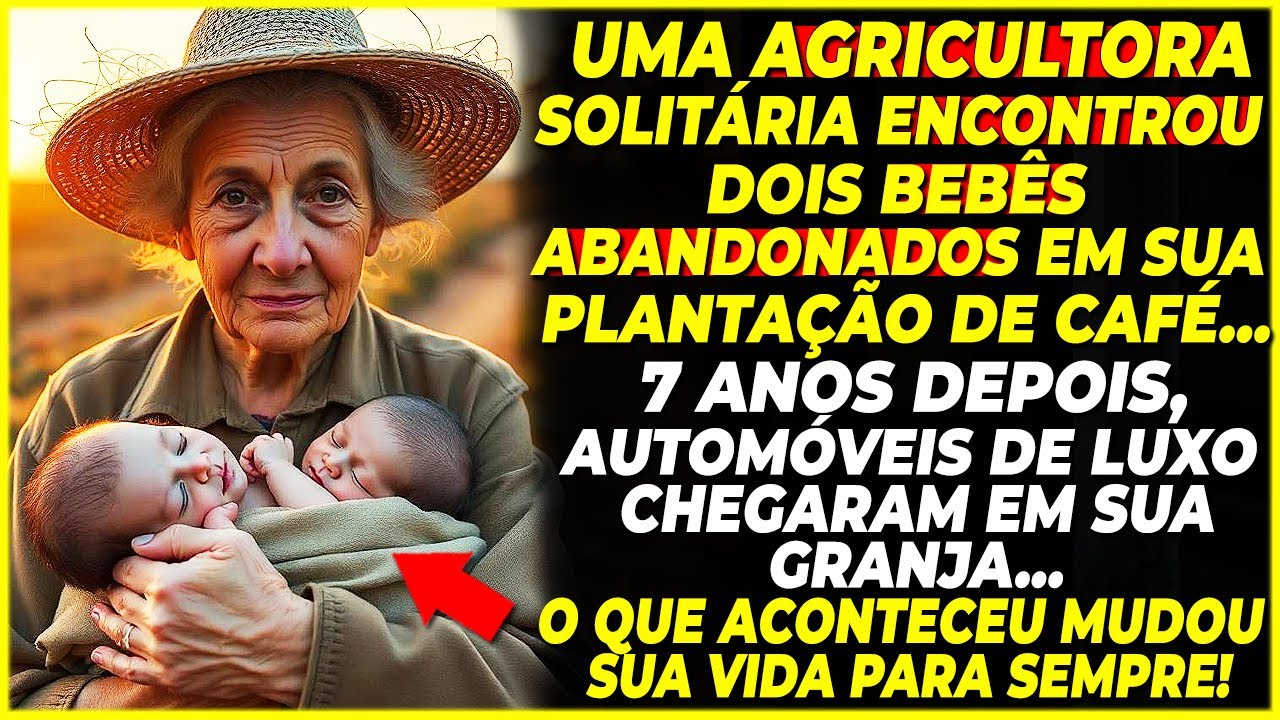🔴AGRICULTORA ADOTA DOIS BEBÊS ABANDONADOS, MAS 7 ANOS DEPOIS CARROS DE LUXO APARECEM NA SUA FAZENDA!