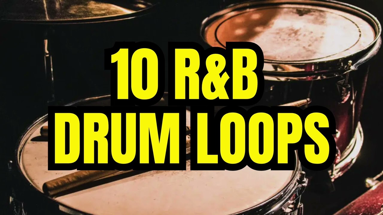 R&B DRUM LOOPS (10 DRUM PATTERNS)
