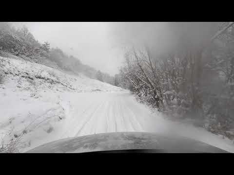 Driving in Romania: Winter in MM, Romania - 12/2021