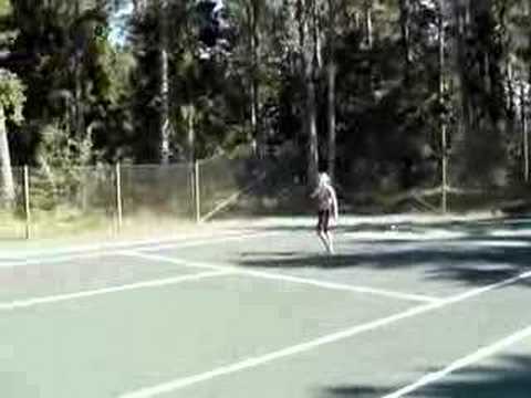 Såhär kul är det att spela tennis