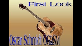 Video thumbnail for A First Look at the Oscar Schmidt OG2SM Dreadnought Acoustic Spalted Maple by JandW Music
