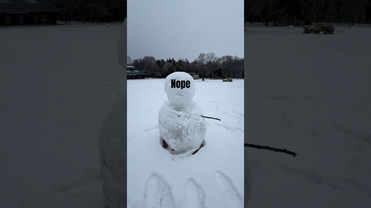 Why Japan Doesn’t Have SNOWMEN #facts