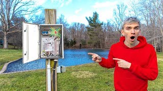Game Master Power Box Found in Backyard Pond with Spy Gadget Radio Transmitter Device Inside!!