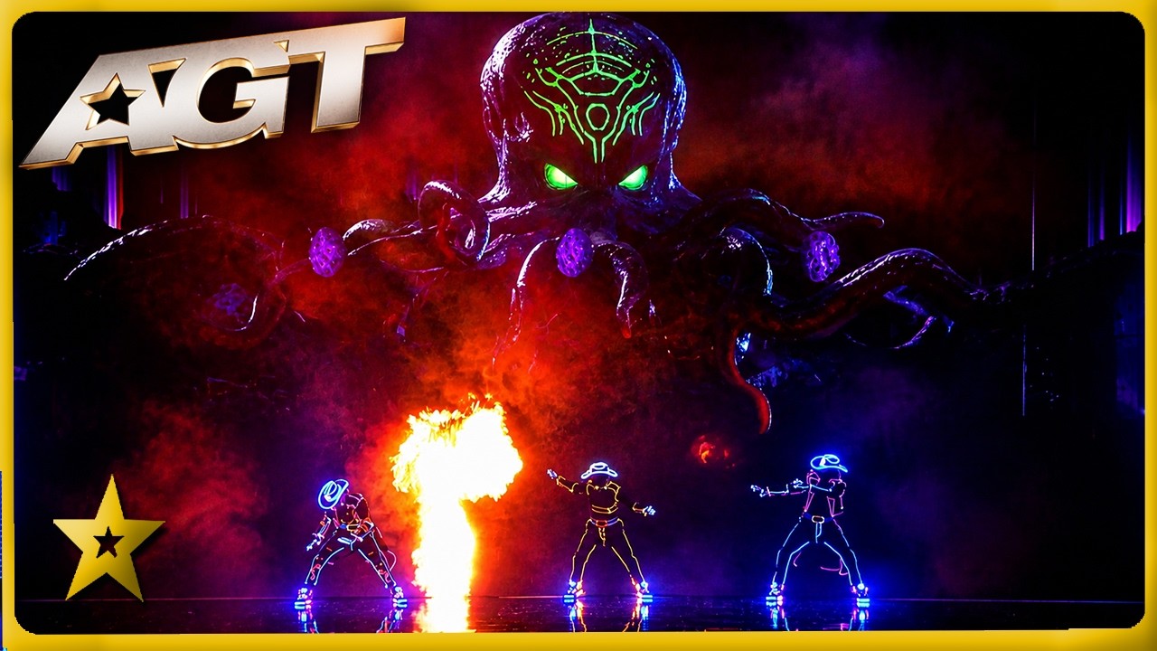 EPIC Light Performance Wins The Golden Buzzer on America's Got Talent 2026!