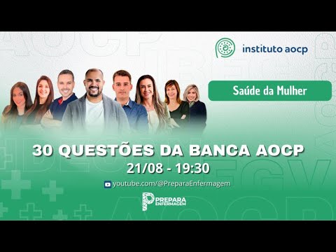 30 Questões da Banca AOCP - Saúde da Mulher