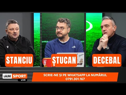 iAMsport LIVE - 23 Ianuarie | Gică Hagi, favorit să preia naționala! Ștucan x Decebal x Stanciu