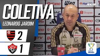 COLETIVA LEONARDO JARDIM | AO VIVO | Flamengo x Vitória - Copa do Brasil 2026