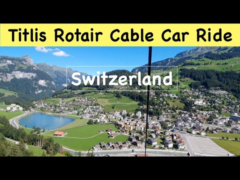 Mount Titlis Switzerland 4k | TITLIS,Rotair – the world's first revolving cable car  Ride