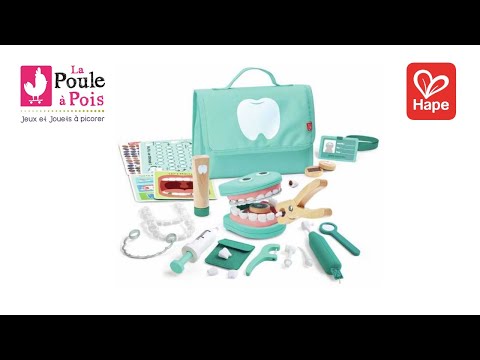 Hape Kit du Petit Dentiste - Set clinique dentaire SuperSmile 3ans+ au Maroc - Baby And Mom