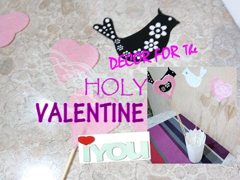 ДЕКОР ДЛЯ КАБИНЕТА/ЧЕМ УКРАСИТЬ ДОМ НА ДЕНЬ ВЛЮБЛЕННЫХ/ decor for Valentine's Day