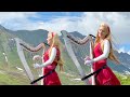 Swedish hymn "How Great Thou Art" - Harp Twins, Camille and Kennerly