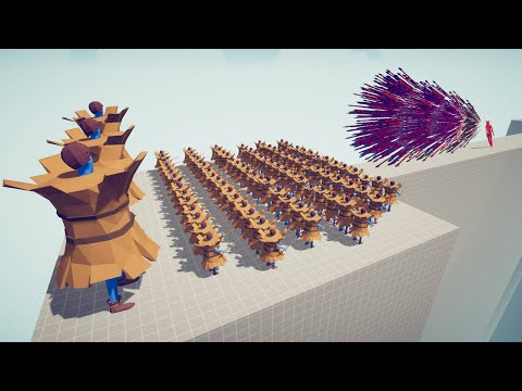 100x HAYBALER + GIANT VS EVERY GOD | Totally Accurate Battle Simulator TABS