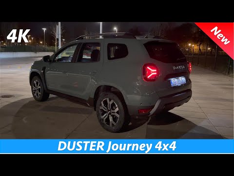 Dacia Duster (Facelift) 2023 - Night Review in 4K | Journey (Exterior - Interior)