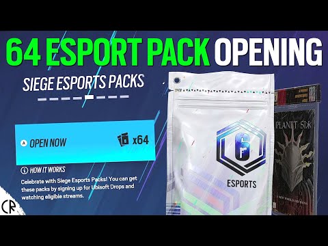 64 ESport Pack Opening - 6 Months of Packs - 6News - Tom Clancy's Rainbow Six Siege
