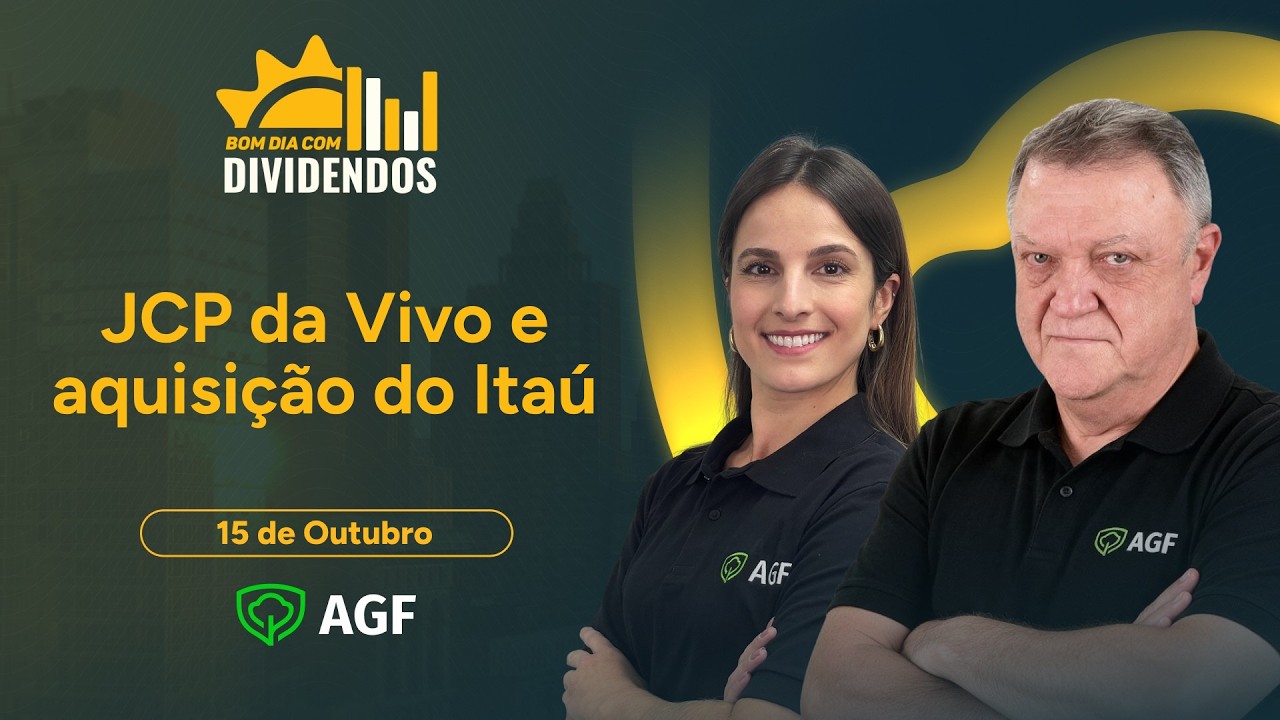 VIVT3 aprova R$ 450 mi em JCP e ITUB4 compra fatia de gestora | Bom Dia com Dividendos