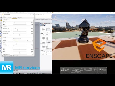 Enscape 2.9 render per Rhino - Lezione #8 #enscape3d #rhinocero