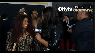 Who does Chaka Khan love in the music industry? | Citytv LIVE at the GRAMMYs