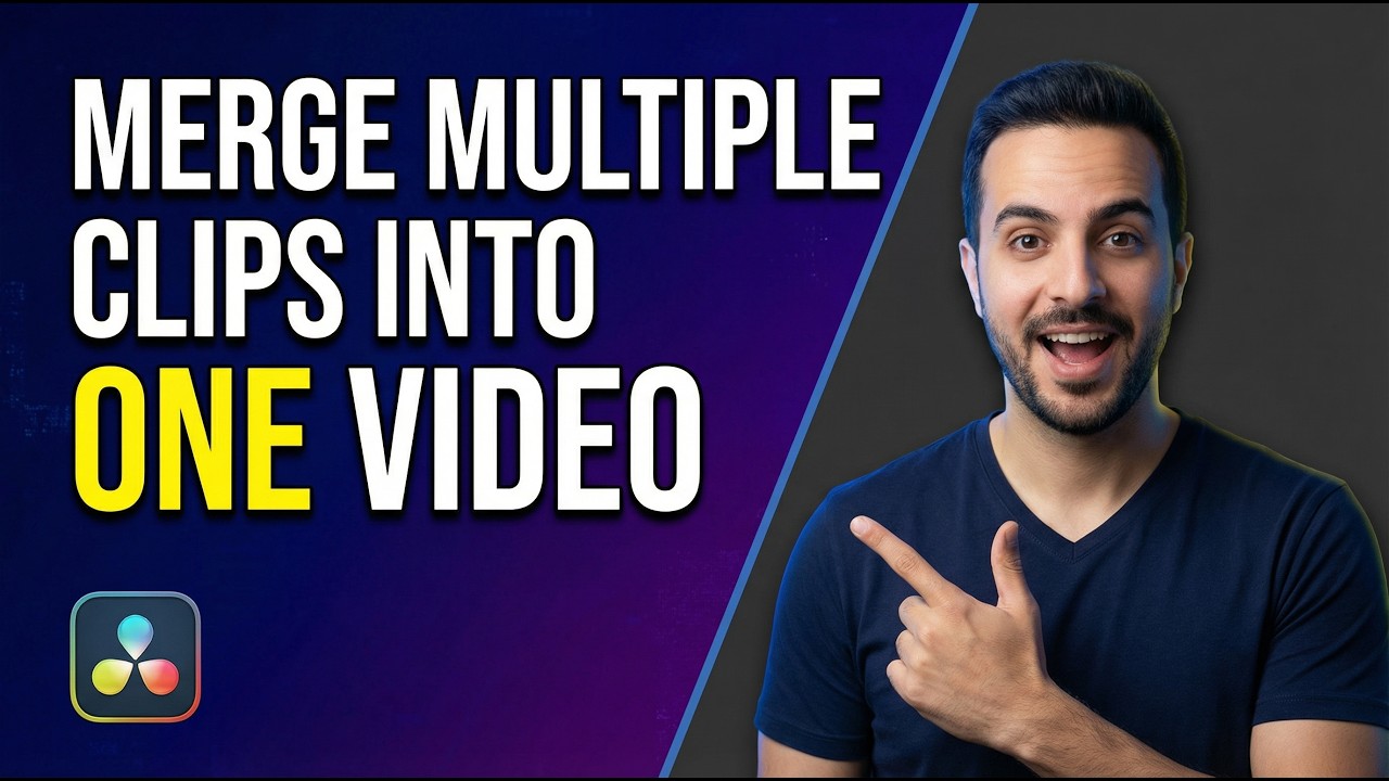 How To Merge Multiple Clips Into One Video In Davinci Resolve (2026 Easy Guide)
