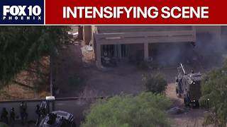 Active SWAT scene after Glendale Police were shot at | FOX 10 Phoenix