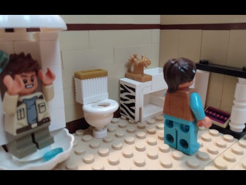 Simple Lego Gold Bathroom