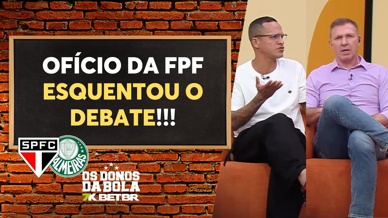 Souza e Velloso esquentam debate sobre pênalti polêmico após ofício da FPF