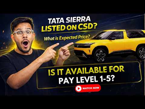 Tata Sierra Coming Soon On CSD - Expected Price & Eligibility Explained