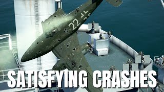 Download lagu Satisfying Airplane Crashes, Water Crashes & More! V257 | IL-2 Sturmovik Flight Simulator Crashes mp3