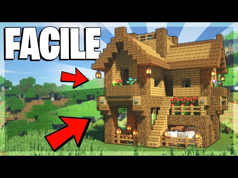 COME COSTRUIRE UNA CASA SURVIVAL IN LEGNO su MINECRAFT! - Minecraft Tutorial ITA [FACILE]
