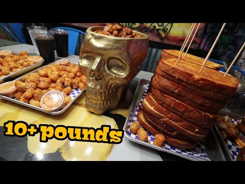 Holy Cheezus Grilled Cheese Challenge | Fo’Cheezy Twisted Meltz