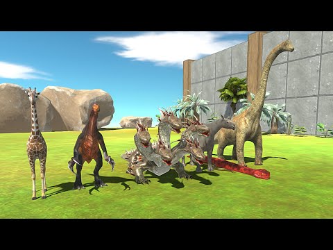 Long Neck Team VS Faction - Animal Revolt Battle Simulator
